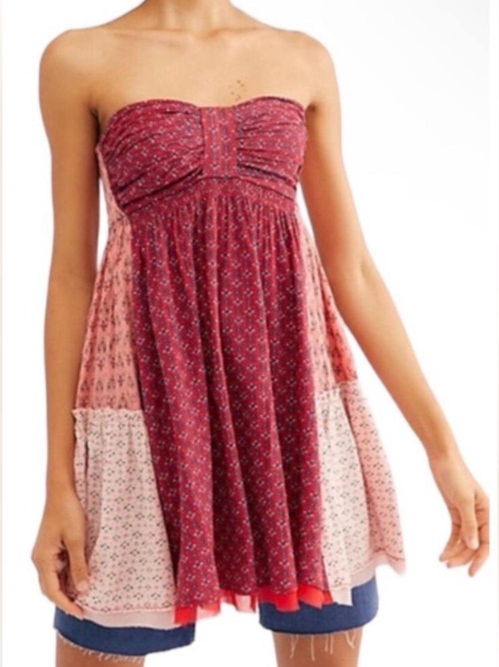 Free People Across the Sea Strap/Strapless Tunic in S